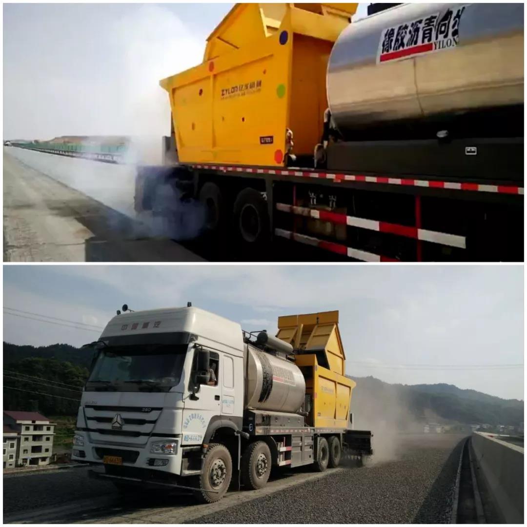 同步碎石封层车​由哪些部分组成？